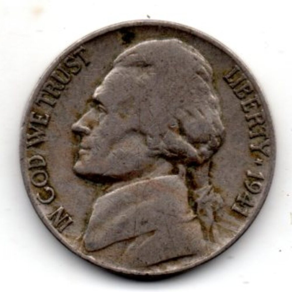 Estate Find - 1941 D Jefferson "War Time" Nickel